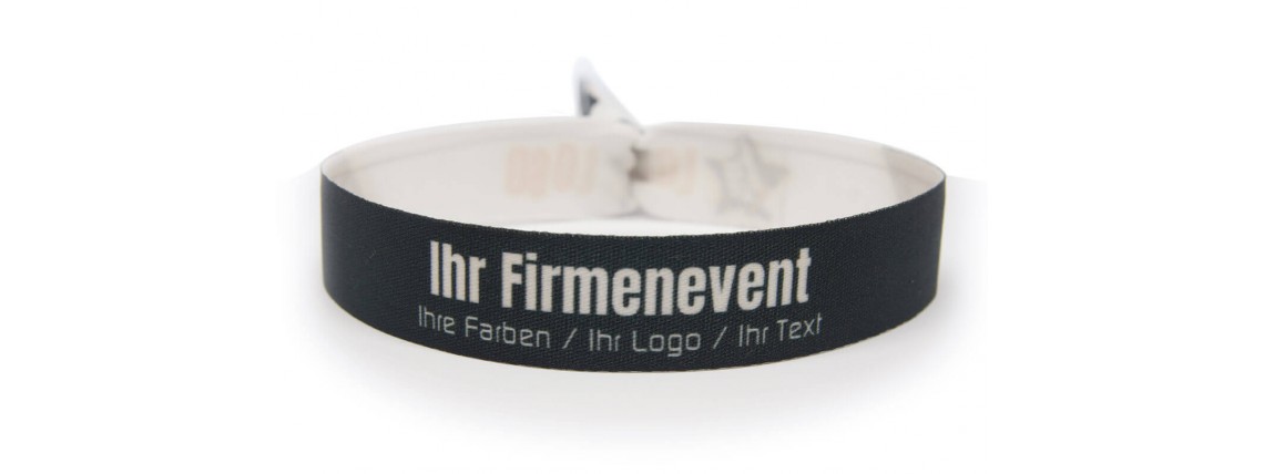 Printed bracelets for companies