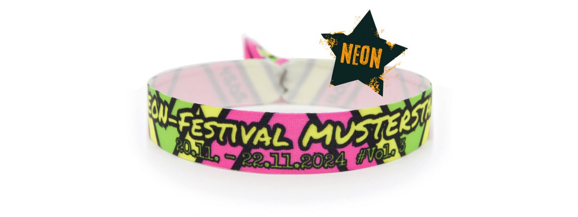NEON Wristbands "Festival"