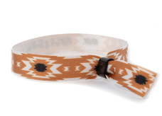 Fabric bracelets with pattern