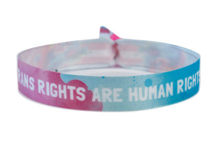 Stoffarmbänder - Transgender Rights 