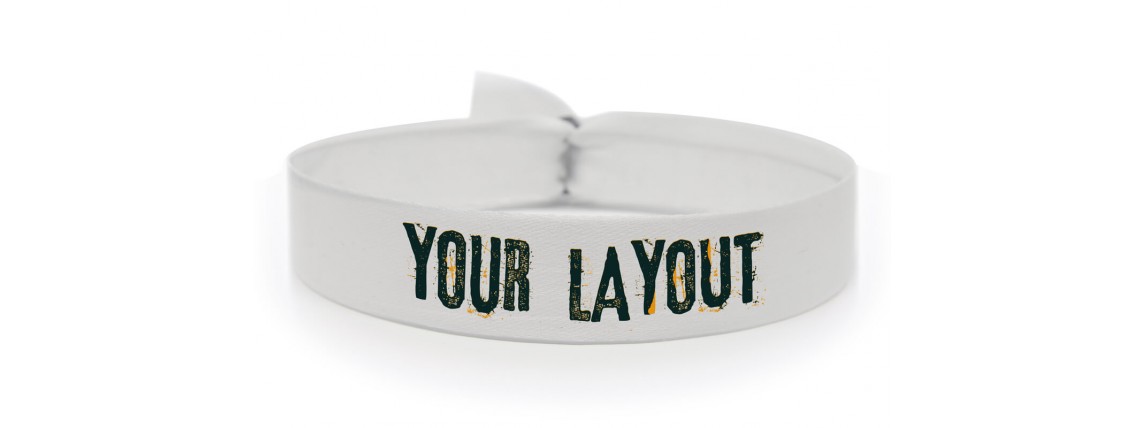 Make your own fabric wristband