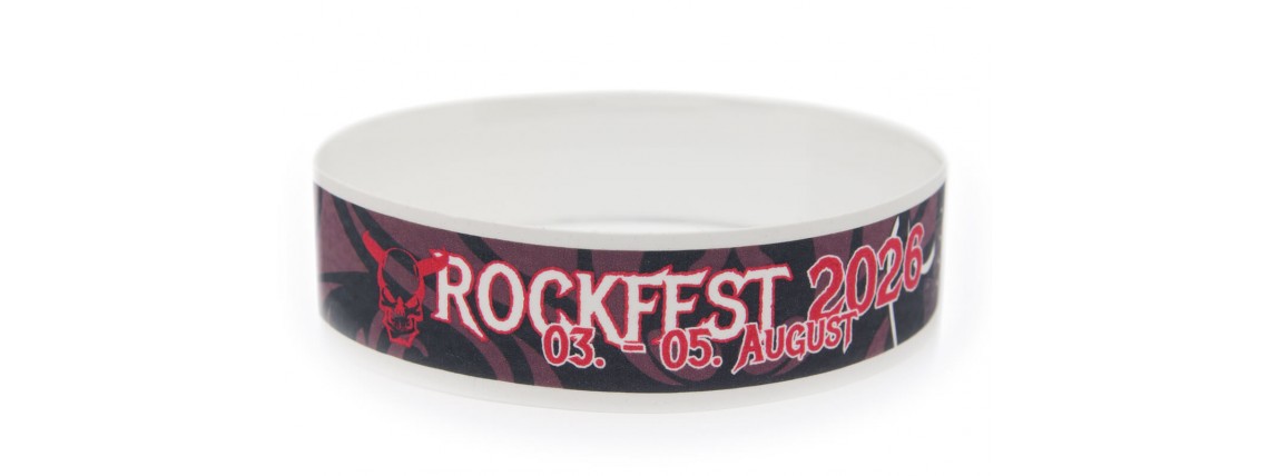 Tyvek Wristband with Color Printing