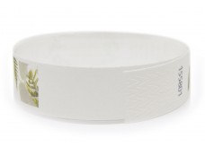 Wristband with Color Printing - Flowers