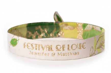 Gewebtes Armband - Festival of Love