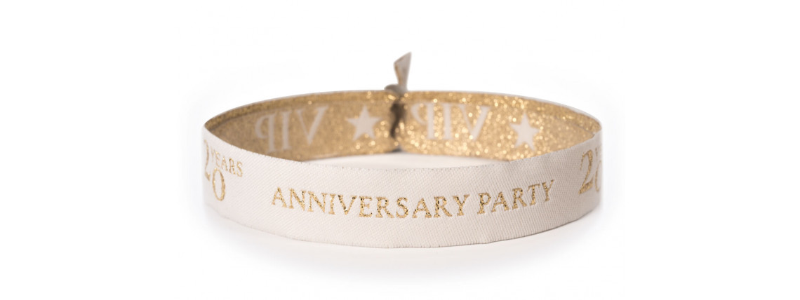 Woven bracelet - X Years Anniversary