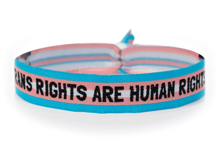 Gewebtes Armband - Transgender Rights 