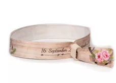Bayrische Holzhochzeit Stoffarmband Bayrische Holzhochzeit Stoffarmband